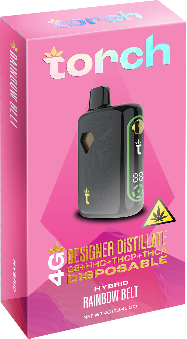 Torch Designer DiSTiLLATE Disposable Rainbow Belt | Hybrid | 4g
