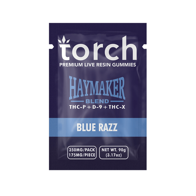 Torch Gummies Blue Razz | 2ct | 350mg Best Sales Price - Gummies