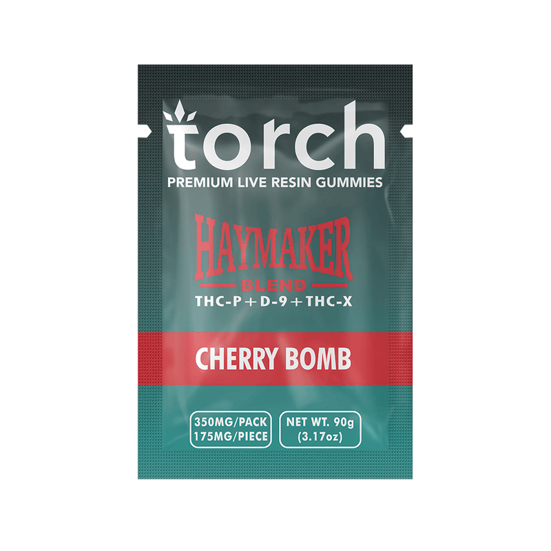 Torch Gummies Cherry Bomb | 2ct | 350mg Best Sales Price - Gummies