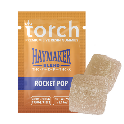 Torch Gummies Rocket Pop | 2ct | 350mg Best Sales Price - Gummies