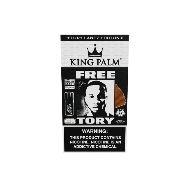 Tobacco Sheets w/Glass Tips – Tory Lanez Edition – Natural King Palm Best Sales Price - Pre-Rolls