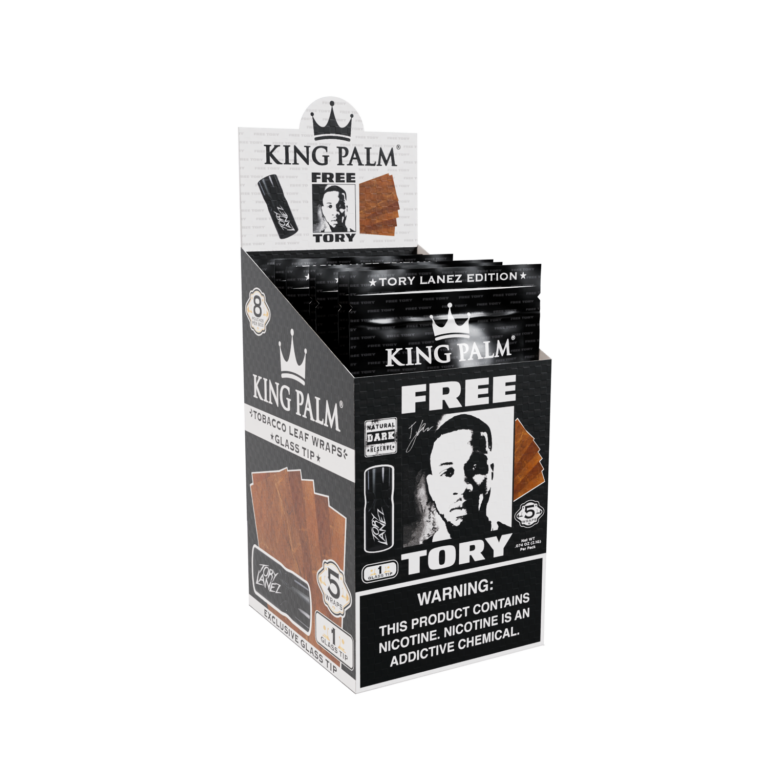 King Palm Natural w/Glass Tips – Wraps Best Sales Price - Pre-Rolls