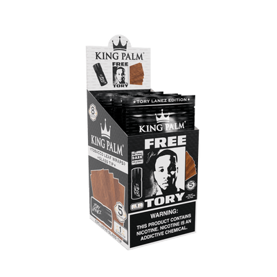 Tobacco Sheets w/Glass Tips – Tory Lanez Edition – Natural King Palm Best Sales Price - Pre-Rolls