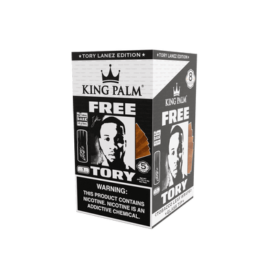 Tobacco Sheets w/Glass Tips – Tory Lanez Edition – Natural King Palm Best Sales Price - Pre-Rolls