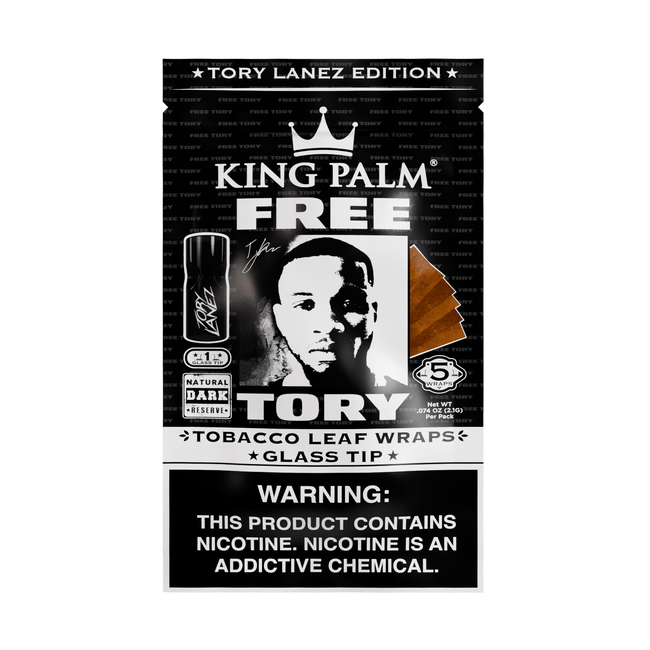 Tobacco Sheets w/Glass Tips – Tory Lanez Edition – Natural King Palm