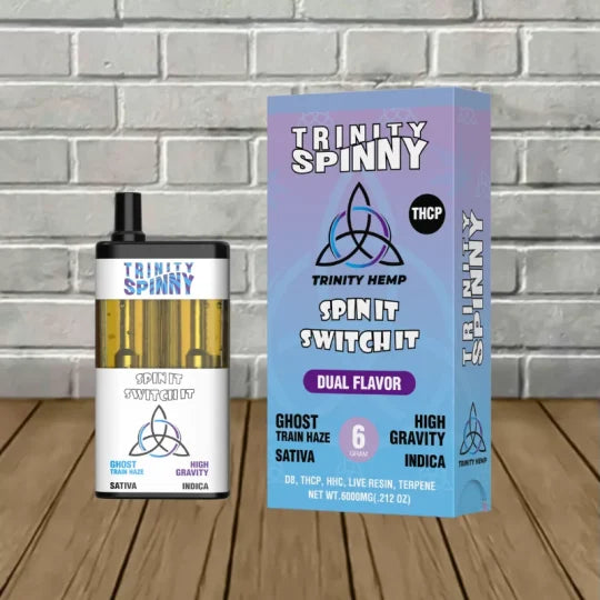 Trinity Spinny Platinum Edition THCa HHC Liquid Diamond Edition Disposable Vape 6g