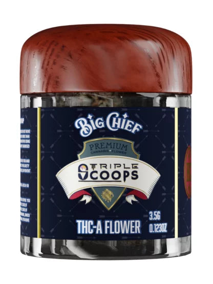 Triple Scoops Big Chief THC-A Flower 3.5G