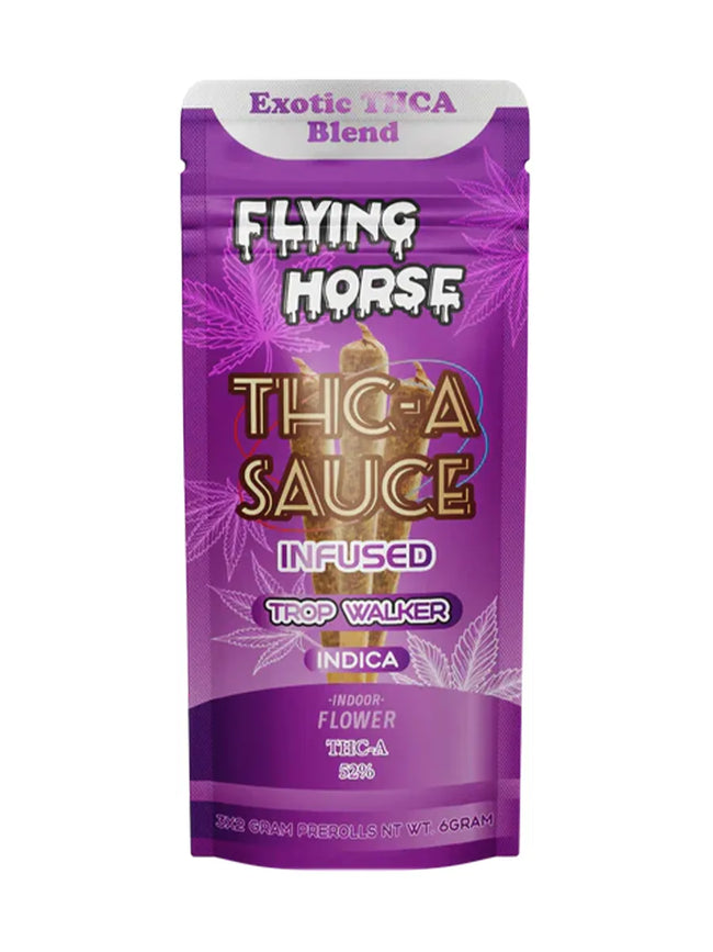 Trop Walker Flying Horse THCA Sauce Infused Pre-Rolls 2G 3ct
