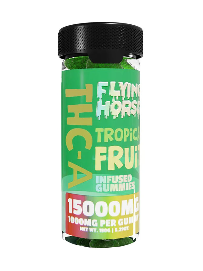 Tropical Fruit Flying Horse THCA Infused Gummies 15000MG 15ct