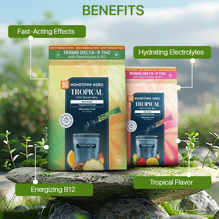 Hometown Hero Tropical THC Drink Mix