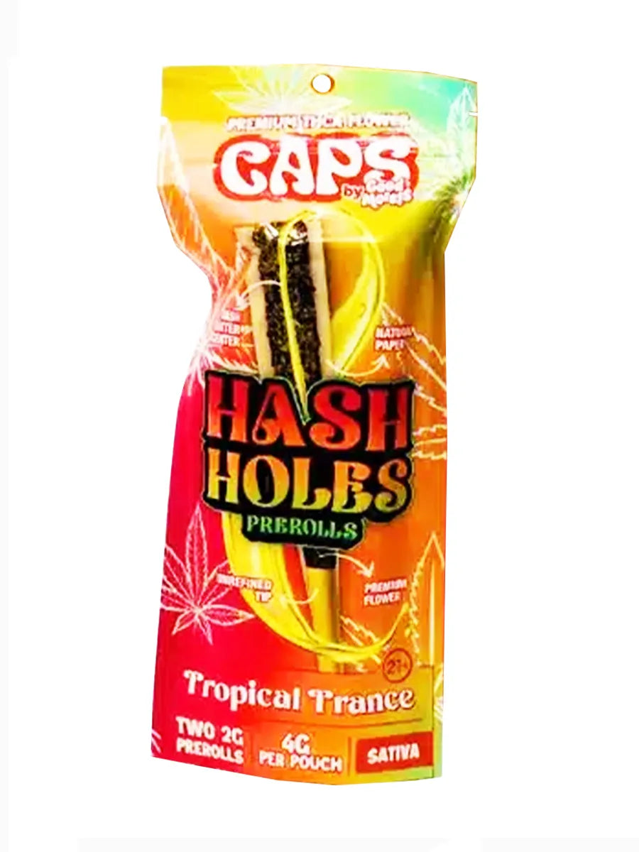 Tropical Trance Caps Hash Holes Pre-Rolls 2ct Best Sales Price - Pre Rolls