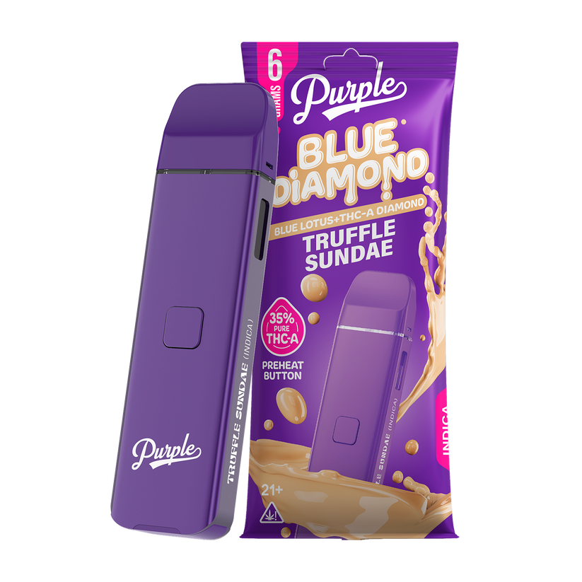 Purple Organics Blue Diamond Disposable THCA – 6 Grams