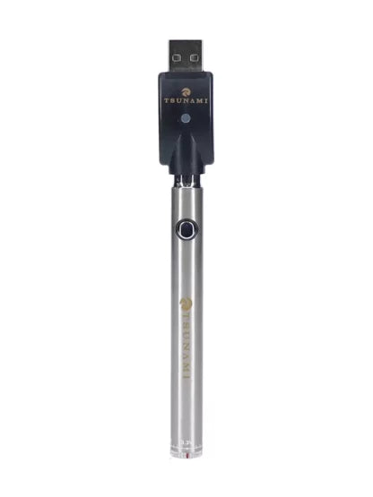 Tsunami 400mAh Slim Battery Variable Voltage Rotate TenVape Tsunami 400mAh Slim Battery Variable Voltage Rotate TenVape