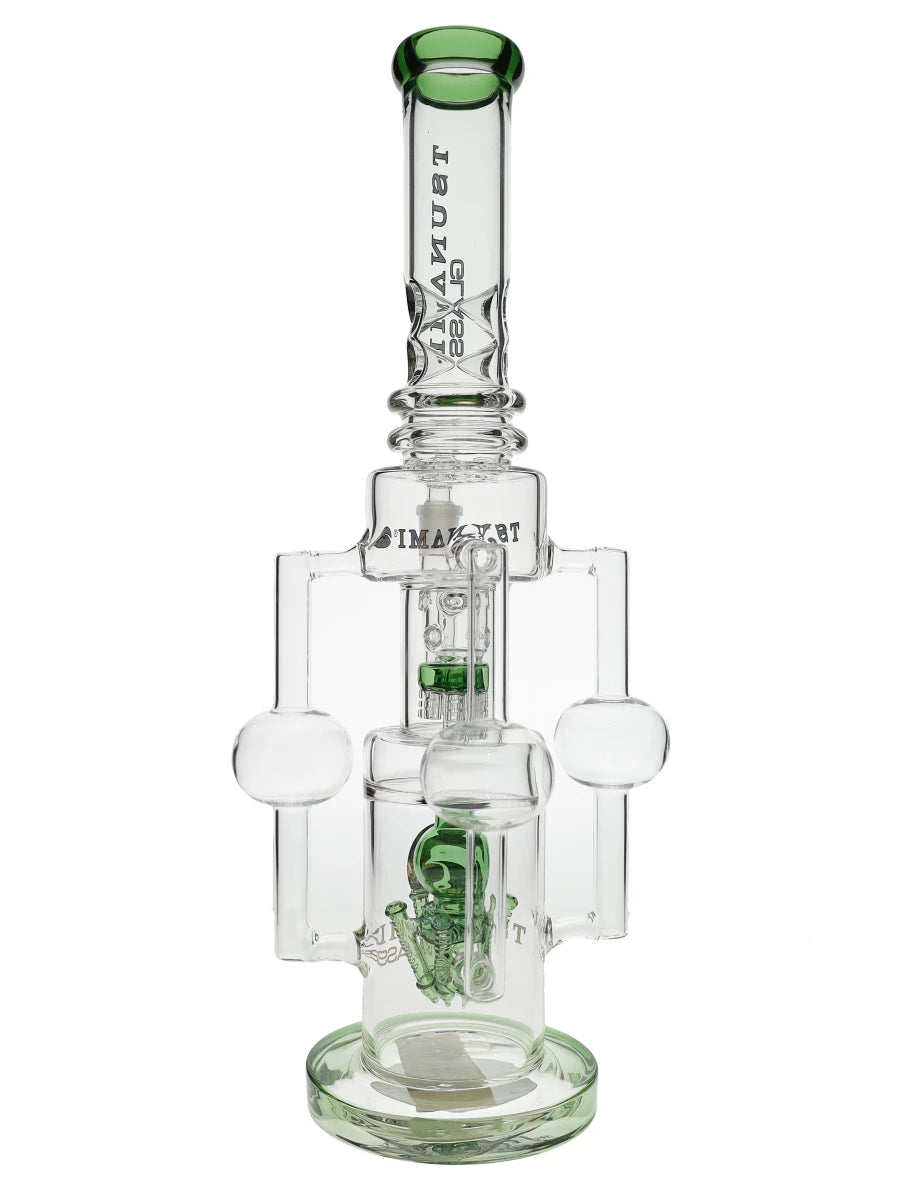 18″ Tsunami Bullet Ball Tower Showerhead Honeycomb Water Pipe