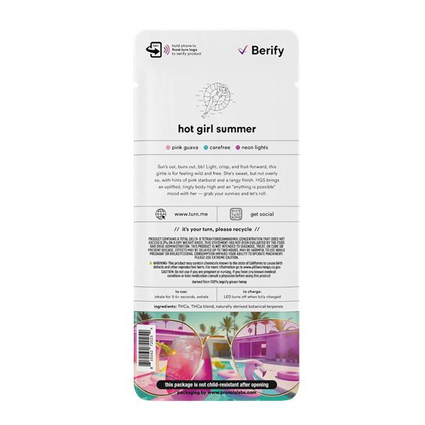 Turn Hemp THCa Blend Disposable Vape Pen 2g (Sativa)