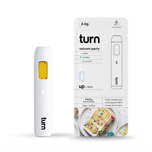 Turn Hemp THCa Blend Disposable Vape Pen 2g (Sativa)