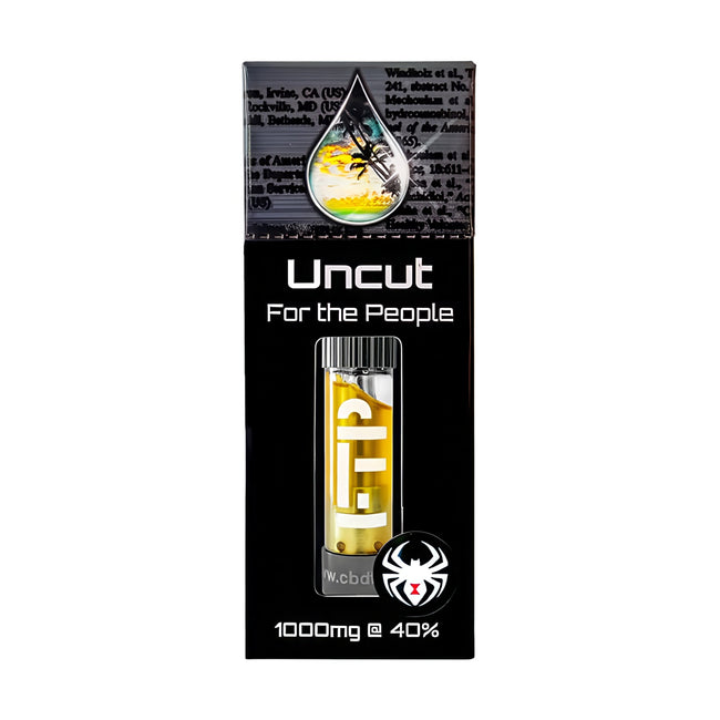 CBD For the People Uncut 400mg Vape Cartridge - Pure Quality