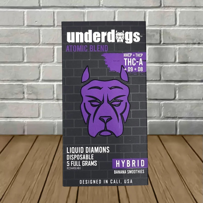 Underdogs THCa Liquid Diamonds Atomic Blend Disposable 5g