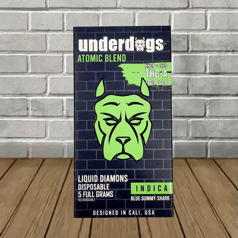 Underdogs THCa Liquid Diamonds Atomic Blend Disposable 5g