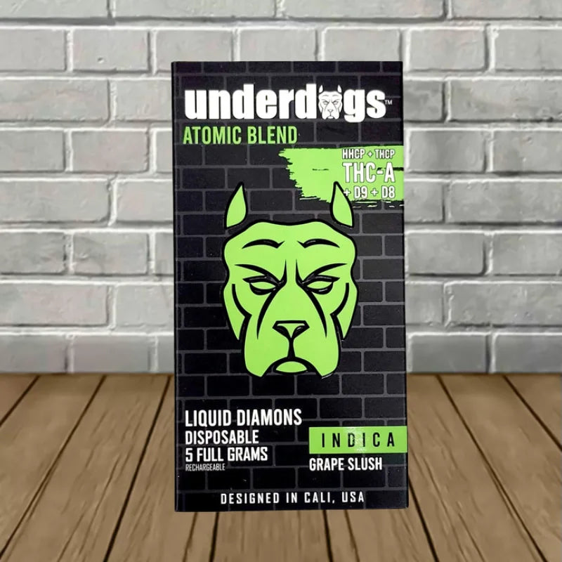 Underdogs THCa Liquid Diamonds Atomic Blend Disposable 5g