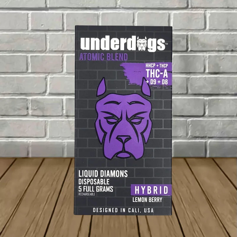 Underdogs THCa Liquid Diamonds Atomic Blend Disposable 5g