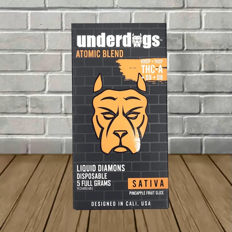 Underdogs THCa Liquid Diamonds Atomic Blend Disposable 5g