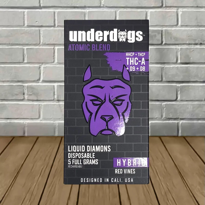 Underdogs THCa Liquid Diamonds Atomic Blend Disposable 5g