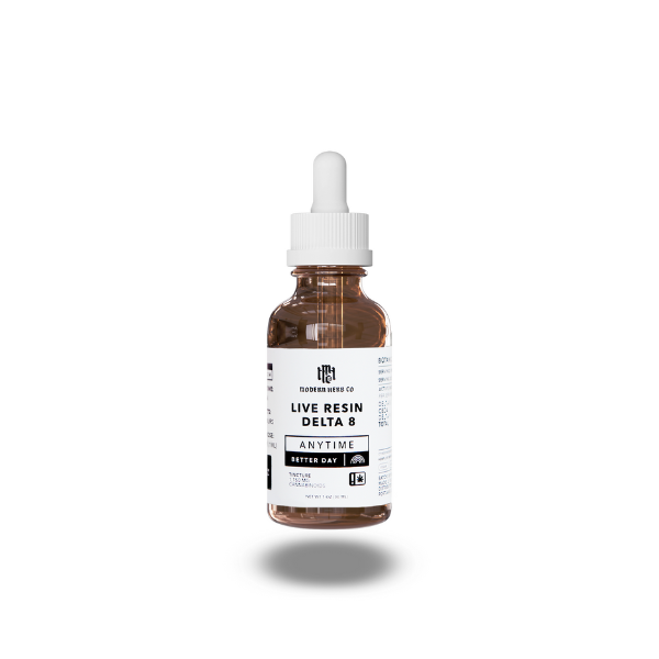 Delta 8 Distillate Anytime Tincture: Pear Blossom 1000mg