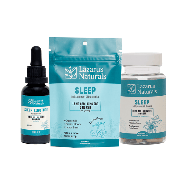 Lazarus Naturals Sleep Support Bundle