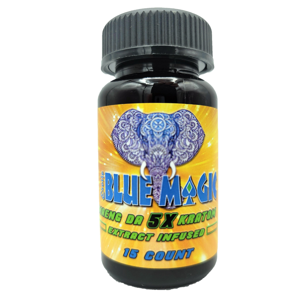 Blue Magic 5X Kratom Capsules Best Sales Price - Edibles