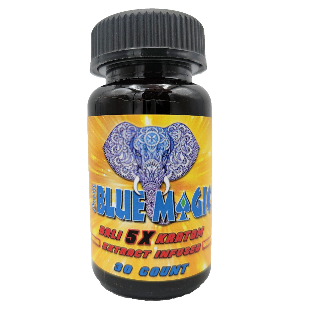 Blue Magic 5X Kratom Capsules Best Sales Price - Edibles