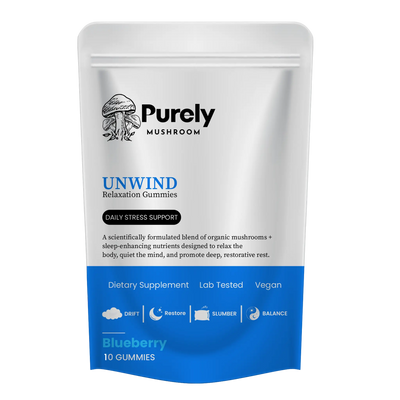Unwind Gummies by Purely Mushroom Best Sales Price - Gummies