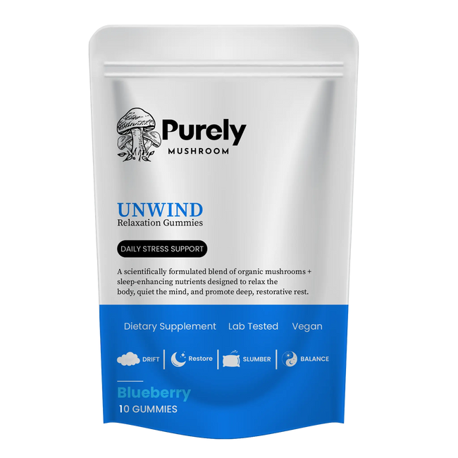 Unwind Gummies by Purely Mushroom Best Sales Price - Gummies
