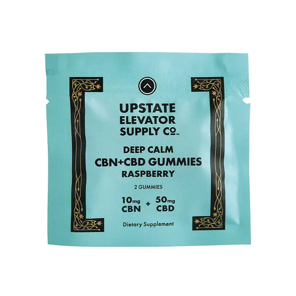 Upstate Elevator 60mg Deep Calm CBN+CBD Raspberry Gummies Best Sales Price - Gummies