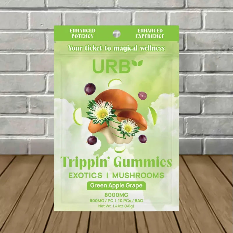 Urb Trippin Gummies Exotics | Mushrooms 8000mg