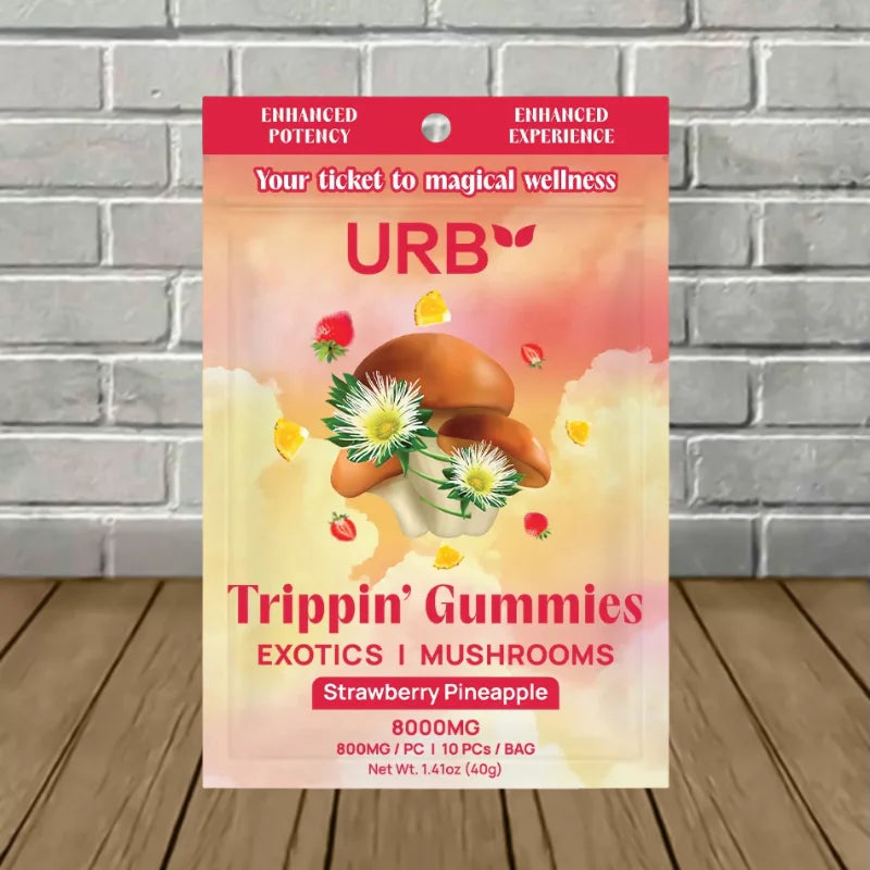 Urb Trippin Gummies Exotics | Mushrooms 8000mg