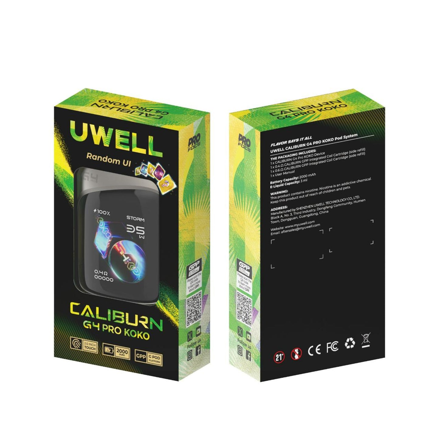 Uwell Caliburn G4 Pro Koko Pod Kit