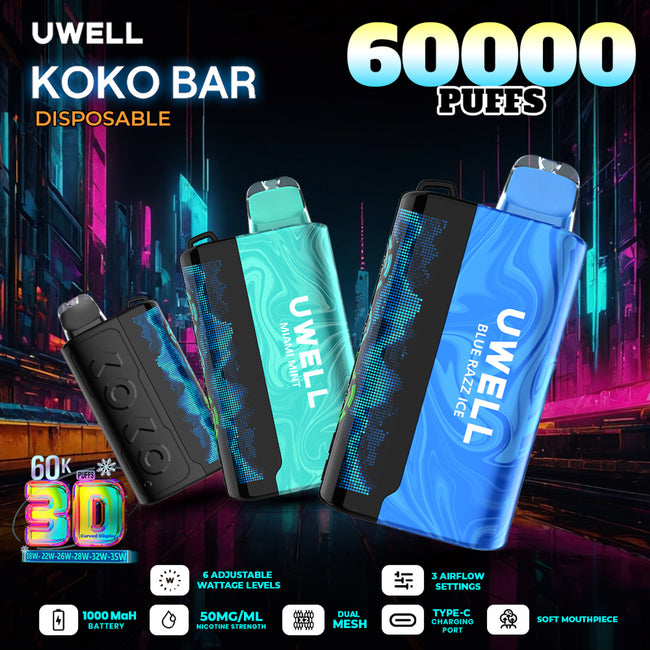 Uwell Koko Bar Disposable (60000 Puffs)