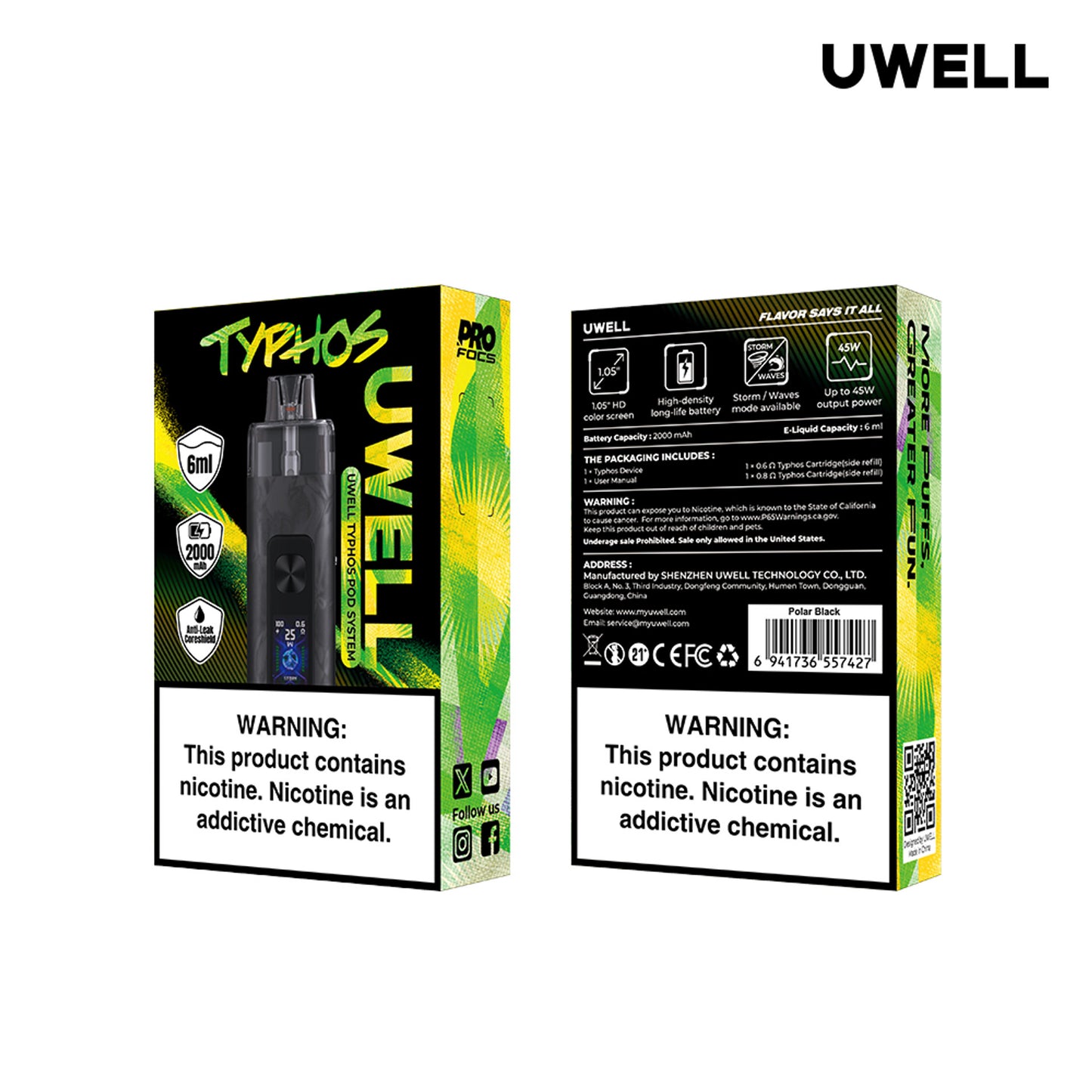 Uwell Typhos Pod Kit