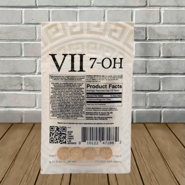 VII 7-OH Pure 7-Hydroxymitragynine Extract Tablets 4ct