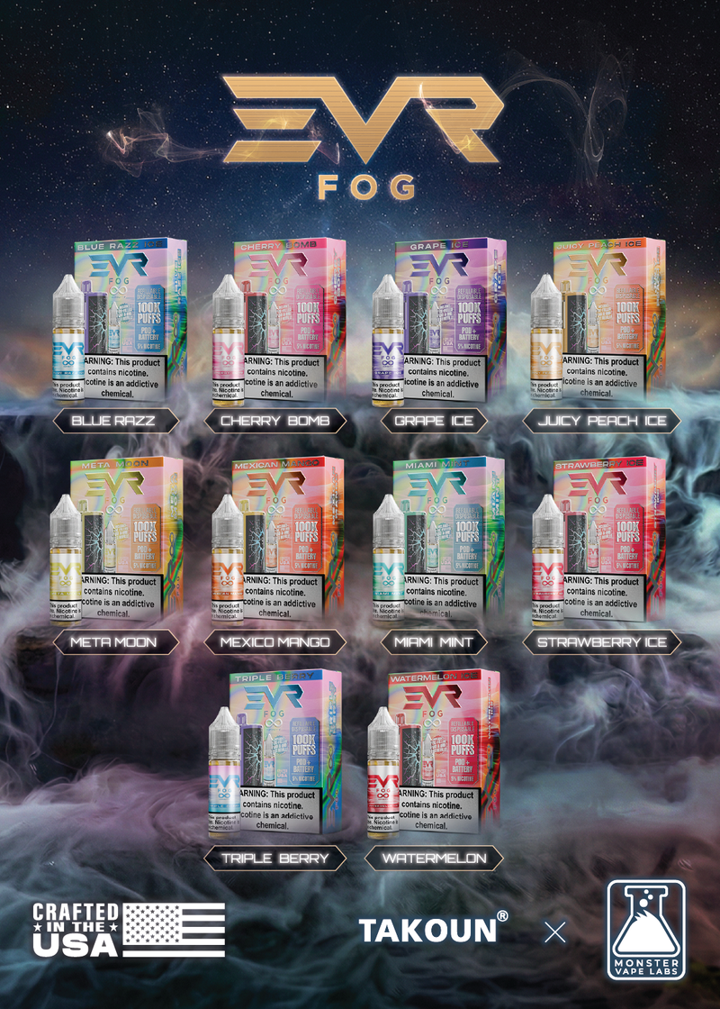 EVRFOG 100K Refillable Disposable POD Best Sales Price - Disposables