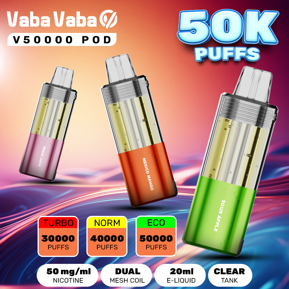 Vaba Vaba V50K Puff Disposable Pre-filled Replacement Pod (50000 Puffs)