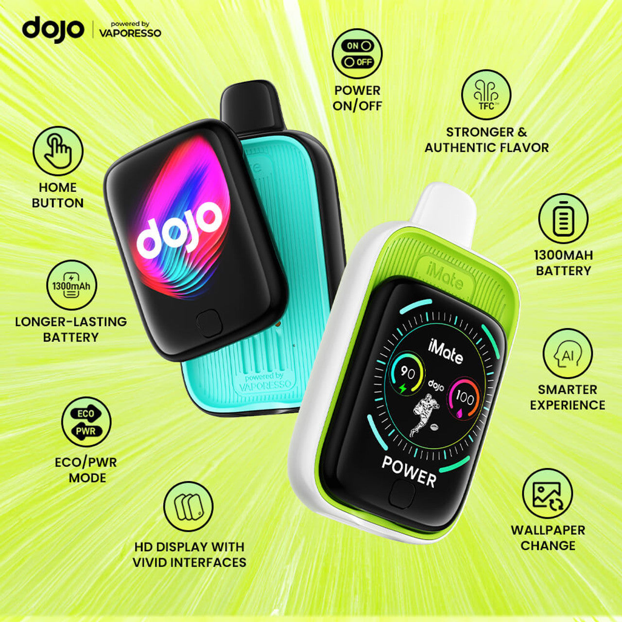 Vaporesso Dojo iMate X Disposable Kit (20000 Puffs)