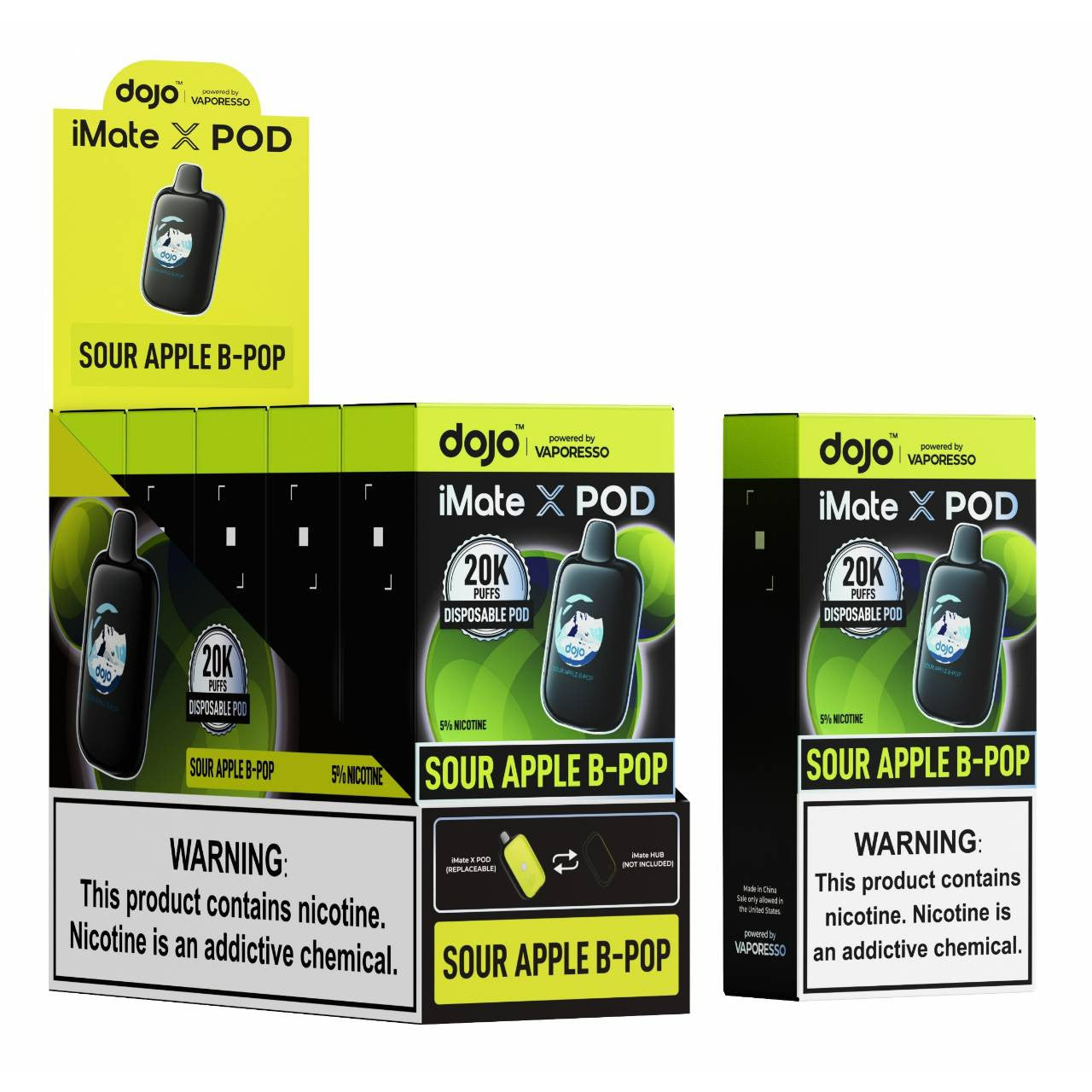 Vaporesso Dojo iMate X Pre-Filled Disposable Replacement Pod (20000 Puffs)