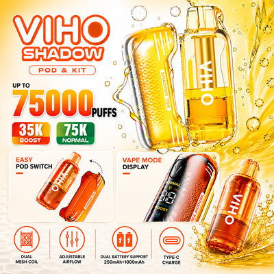 VIHO Shadow 75K KIT Best Sales Price - Disposables