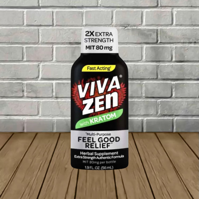 Viva Zen 2X Extra Strength Kratom Extract Shot 80ml
