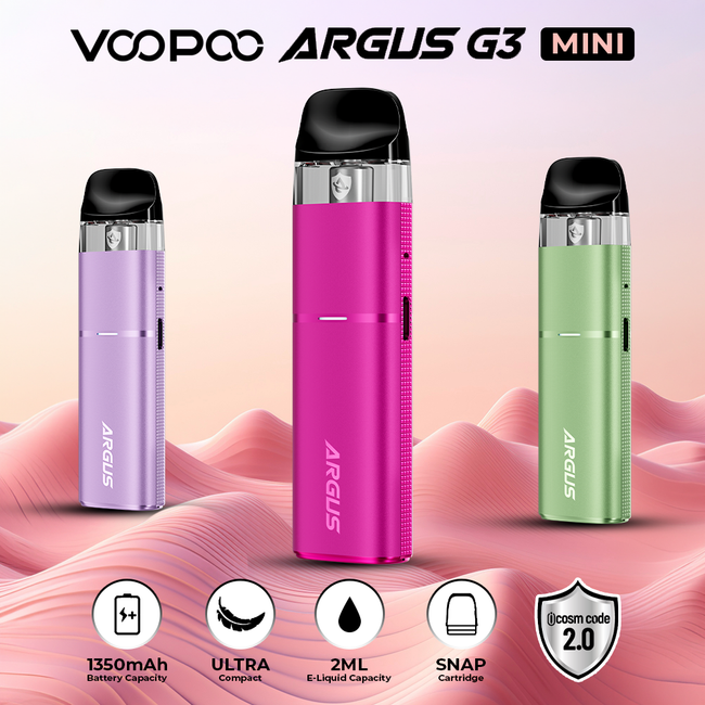 VooPoo ARGUS G3 Mini Pod Kit Bundle