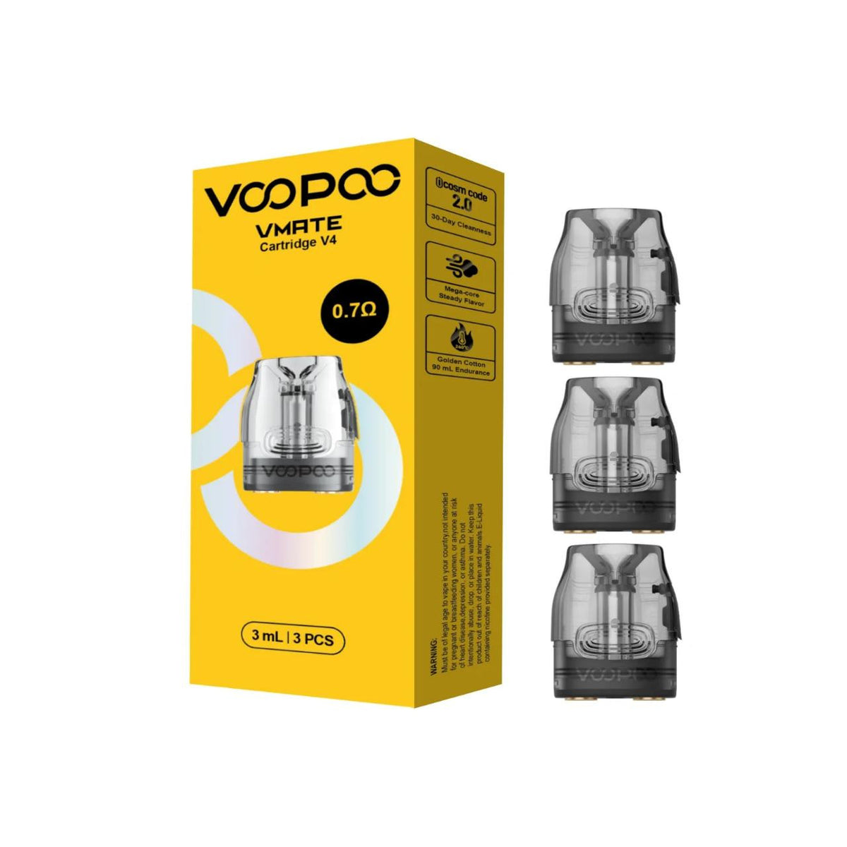 VooPoo VMATE V4 Replacement Pod (Pack of 3)