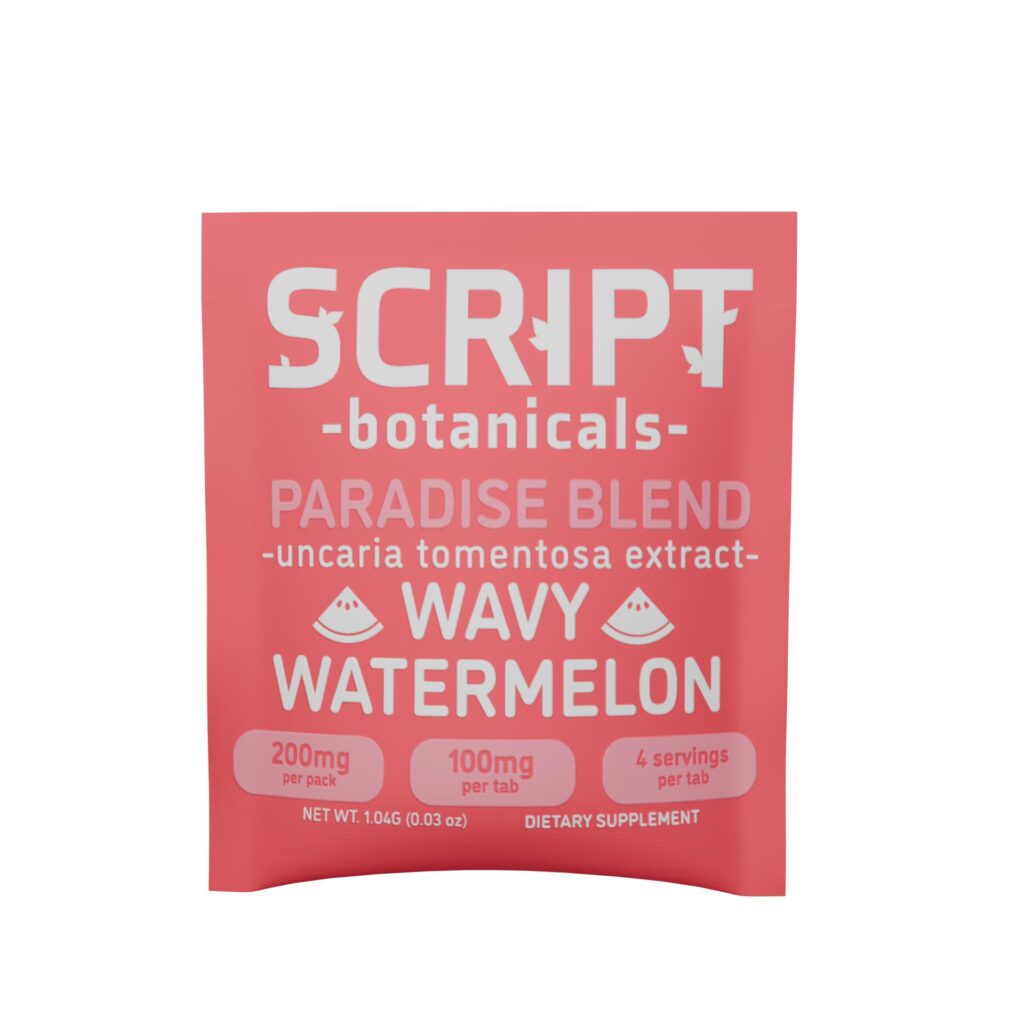 Script Botanicals Paradise Blend Cat’s Claw Tablets 2pk 200mg Best Sales Price - Edibles