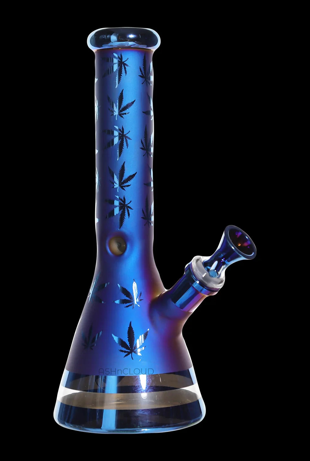 Smoke Cartel Electro Plated Beaker Water Pipe - 10 in.